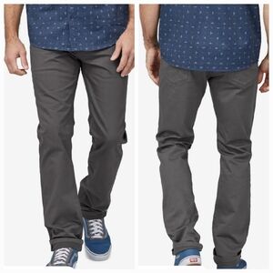 Patagonia Performance Twill Jeans Straight Leg Forge Grey 38 Waist NEW